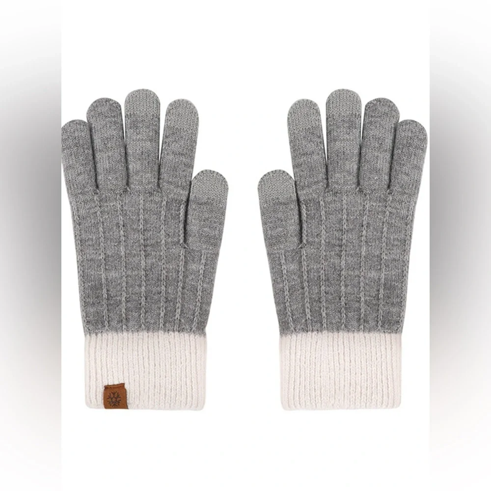 Warm Knitted Touchscreen Gloves